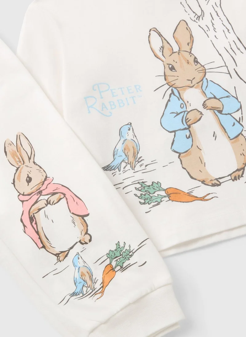 ماتلان Peter Rabbit Girls Cream Pyjama Set